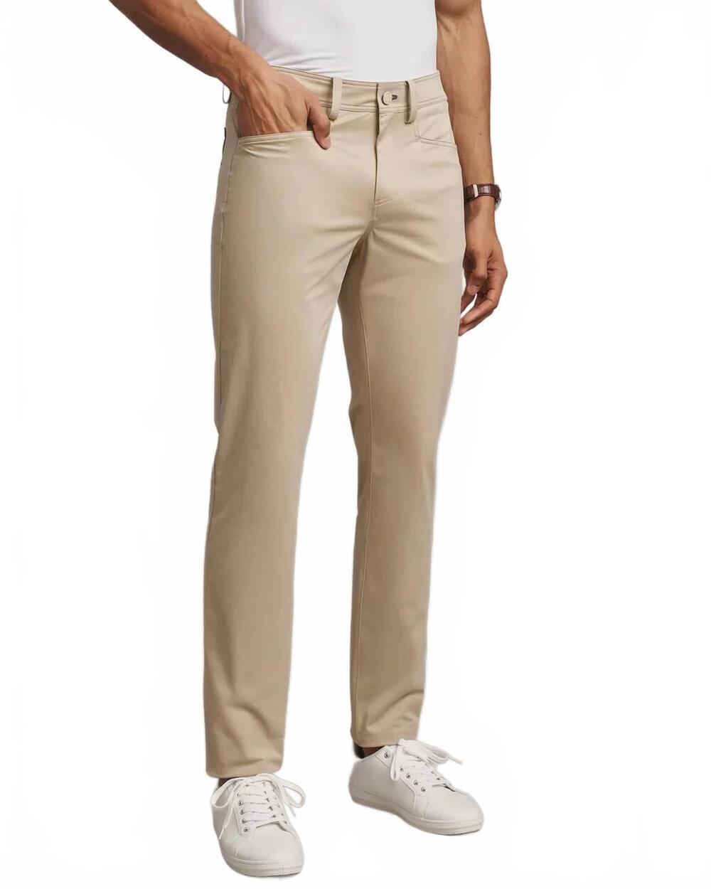 NEW RHONE commuter flyweight five pocket pants in light khaki